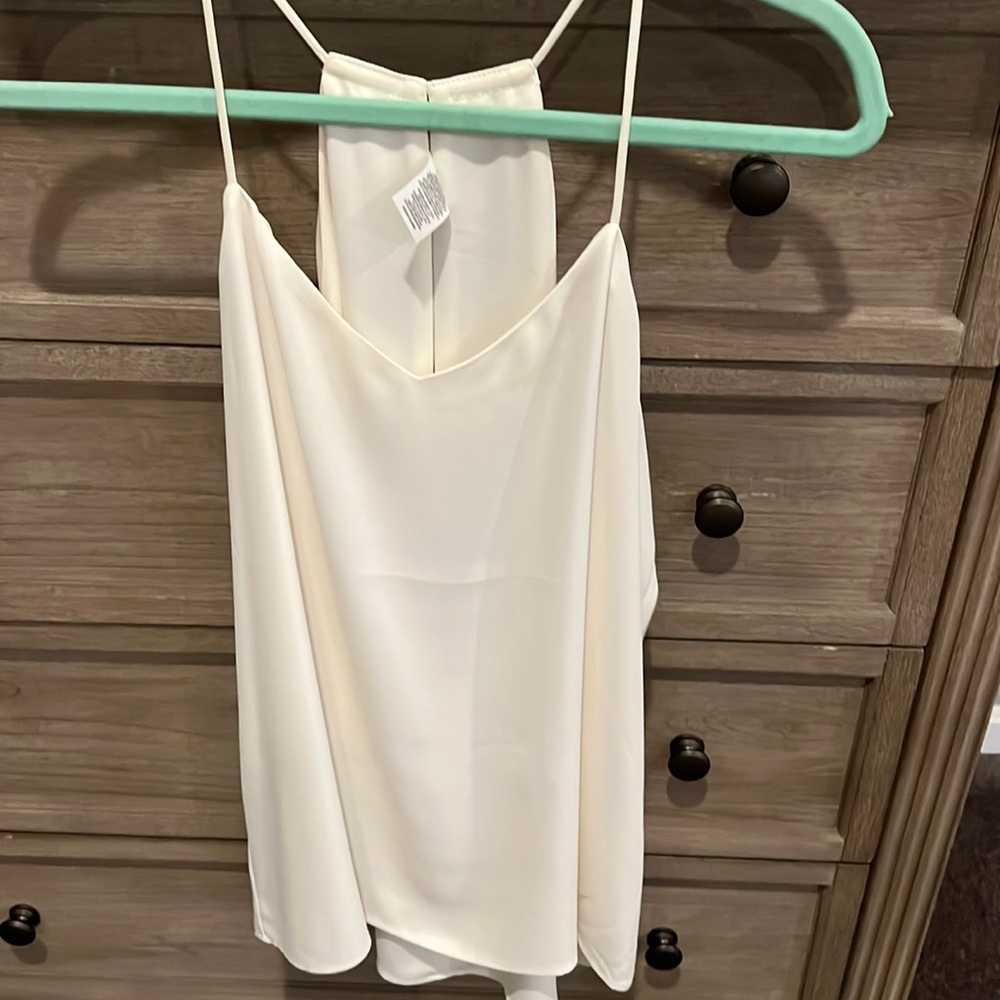 Lined racer back tank